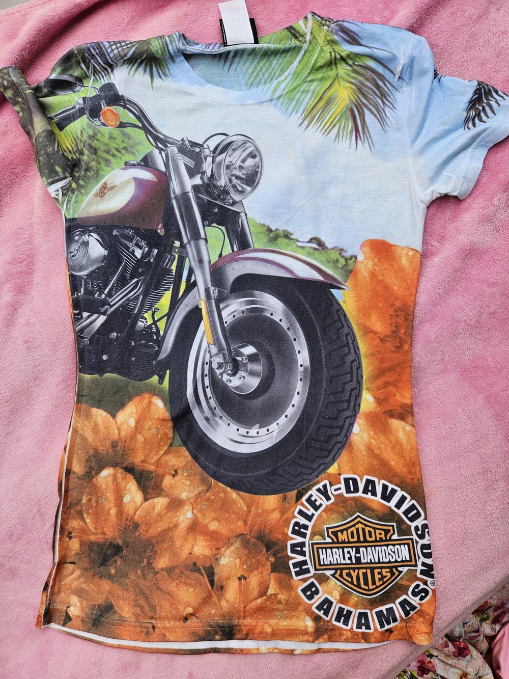Harley-Davidson Orange Graphic  Tee